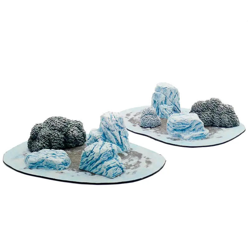 Snowy Ice Field Landscape Element 1