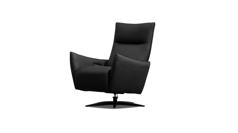 Soren Electric Recliner With 360° Swivel – Black 1