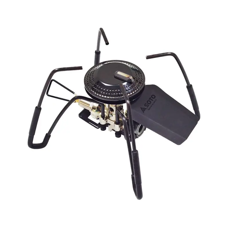 Soto All-Black Regulator Stove – Precision-Controlled Camping Burner 1