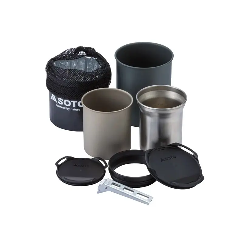 Soto Thermostack Nested Cookset For Efficient Packing 1