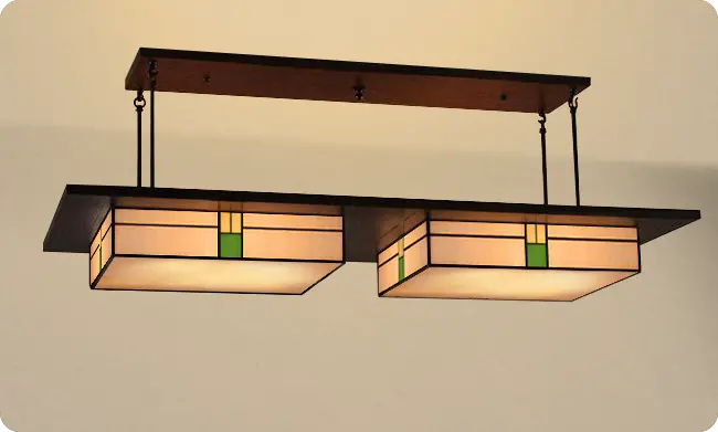 Spacious Mission Dining Room Light #297 1