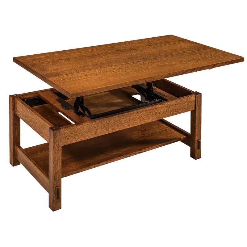 Springhill Craftsman Lift-Top Coffee Table With Hidden Storage 1