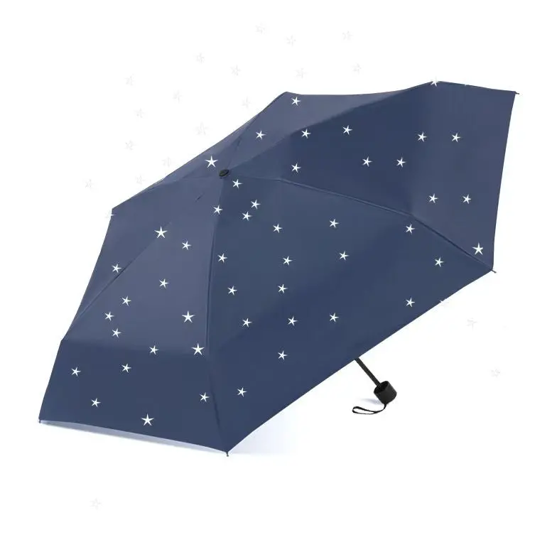 Starlight Sun Protection Umbrella – Dark Blue Uv-Resistant Design 1