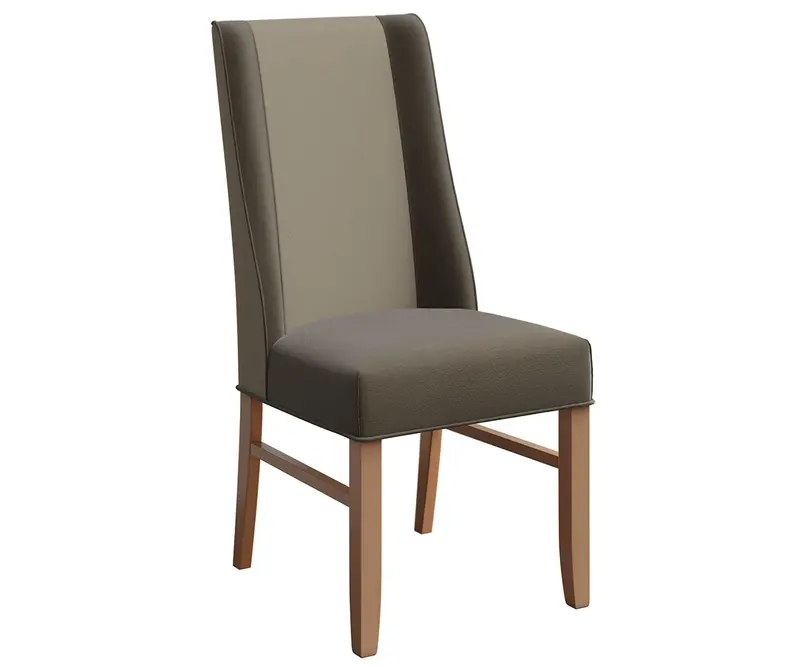 Stella Scandinavian-Inspired Side Chair With Bentwood Details 1