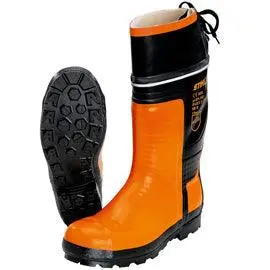 Stihl Special Rubber Chainsaw Safety Boots – Waterproof & Cut-Resistant 1