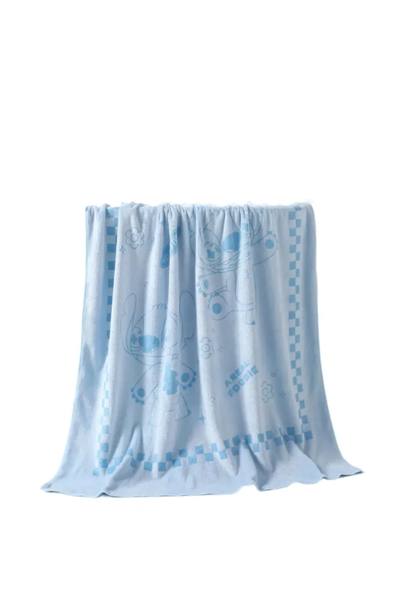 Stitch Dinner Party Microfiber Bath Towel – Extra-Large Absorbent Design 1