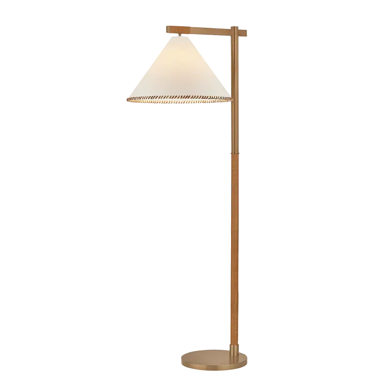 Stoney Standing Floor Lamp With Sculptural Base 1