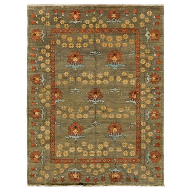Streatham Park Design Hand-Knotted Wool Rug 1