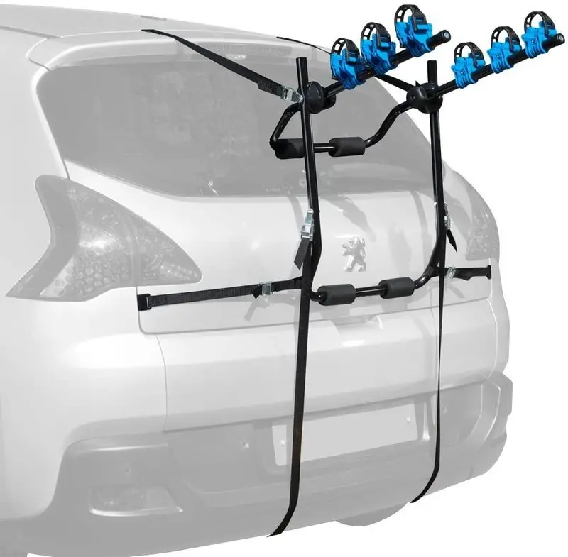 Summit Sum-601 High-Lift 3-Bike Rear Carrier – Adjustable Tow-Bar Mount 1