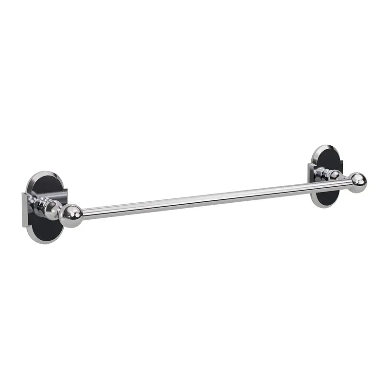 Tbar24 R3 Traditional Towel Bar In Polished Stainless Steel 1
