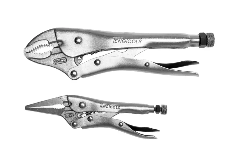 Teng Tools 402 Two-Piece Power Grip Plier Set – Dual-Function, High-Leverage Design 1