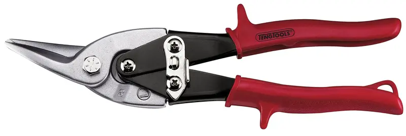 Teng Tools 492W High-Leverage Tin Snips – Straight And Left-Cut, Precision Shearing Blades 1
