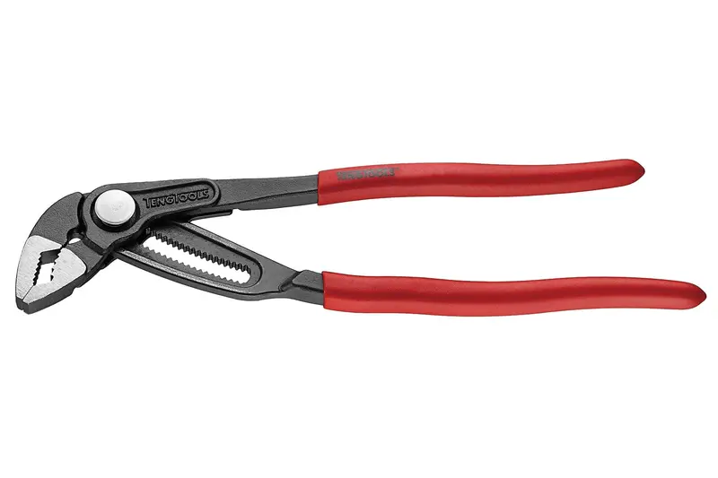 Teng Tools 7" One-Hand Quick-Set Water Pump Plier – Vinyl-Grip Comfort, Rapid Jaw Adjustment 1