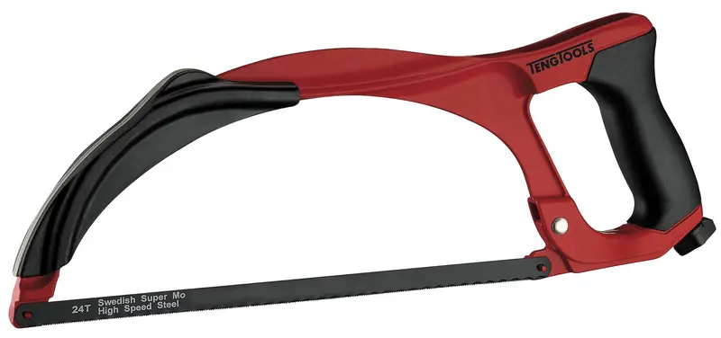 Teng Tools 701N Professional Steel Hacksaw Frame – Ergonomic Handle, Quick-Release Blade Clamp 1