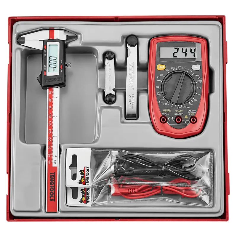 Teng Tools Ttdcm 4-Piece Measuring Tool Set – Enhanced Layout And Calibration Kit 1