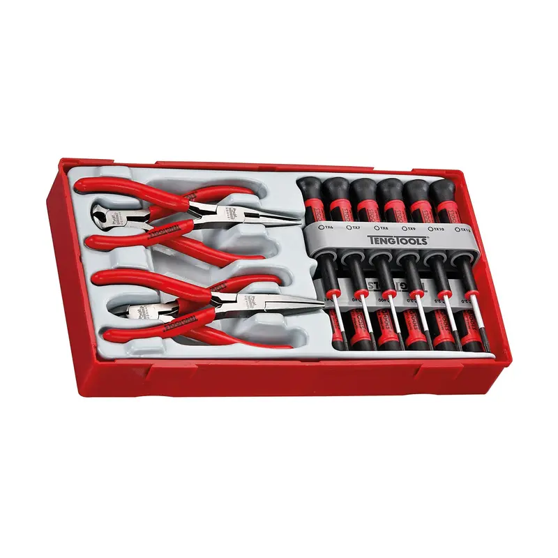 Teng Tools Ttmi16 16-Piece Mini Plier And Screwdriver Kit 1