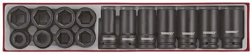 Tengtool Ttx9415 Impact Socket Set – 3/4″ Drive, Din Standard, 15-Piece 1