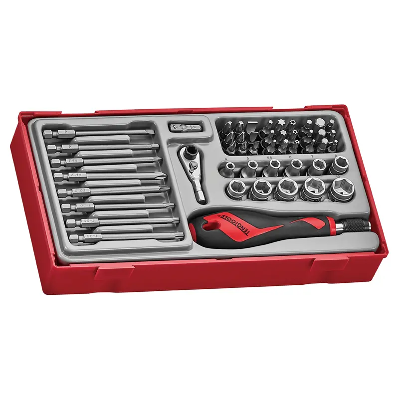 Tengtools 49-Piece Quick-Change Bit Set With Ergonomic Driver (Ttmdq49) 1