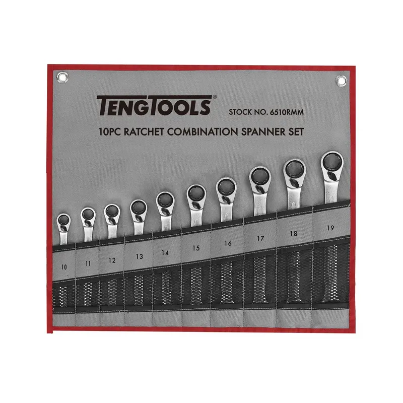 Tengtools 6510Rmm 10-Piece Metric Ratchet Wrench Set 1