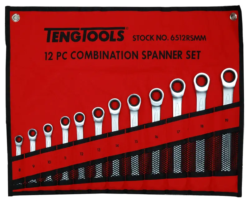 Tengtools 6512Rsmm Metric Ratchet Wrench Kit 1