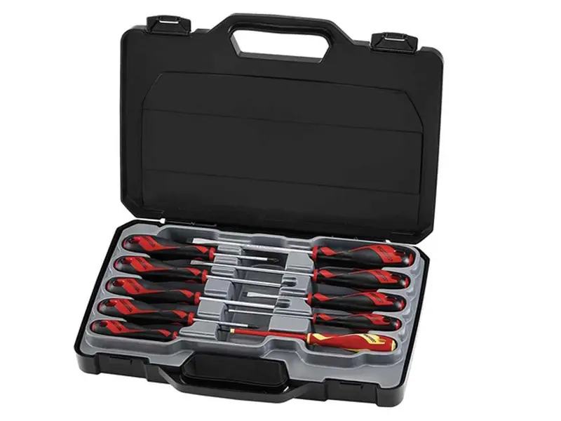 Tengtools Md910N 10-Piece Insulated Screwdriver Set – 1000V Rated, Ph/Pz/Flat Types 1