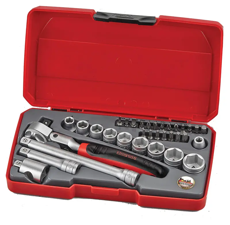 Tengtools T3834S 34-Piece 3/8" Drive Socket Set 1
