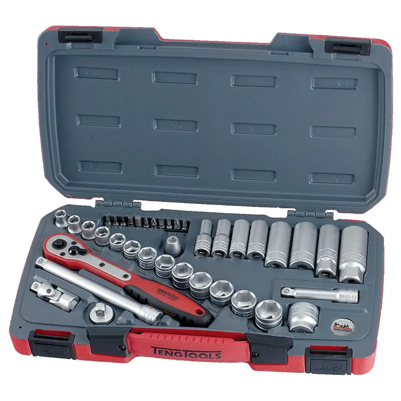Tengtools T3839 39-Piece 3/8" Drive Socket Kit 1
