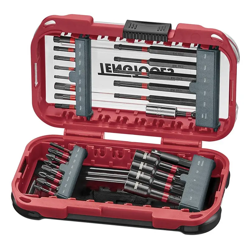 Tengtools Tbbsi27 27-Piece Impact-Grade Bit Set – Chrome-Vanadium Steel 1