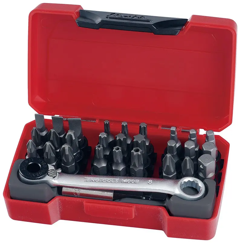Tengtools Tm029 Compact 29-Piece Bit Storage Box With Organized Compartments 1