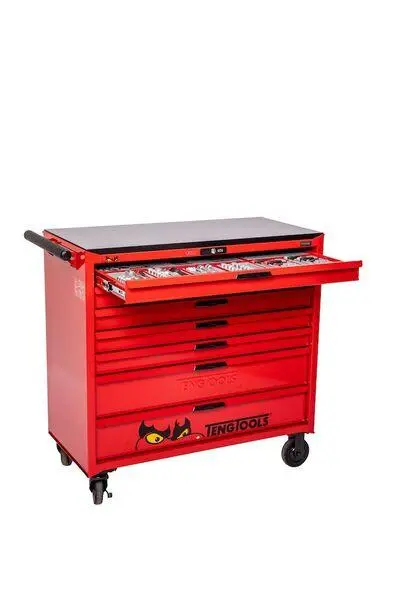 Tengtools Tt Pro 622-Piece Red Tool Cabinet Set 1