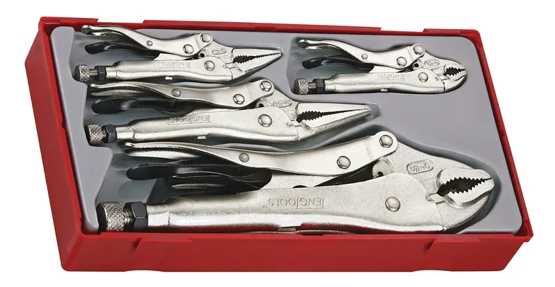 Tengtools Ttvg05 Power Grip Plier Set (5-Piece) 1