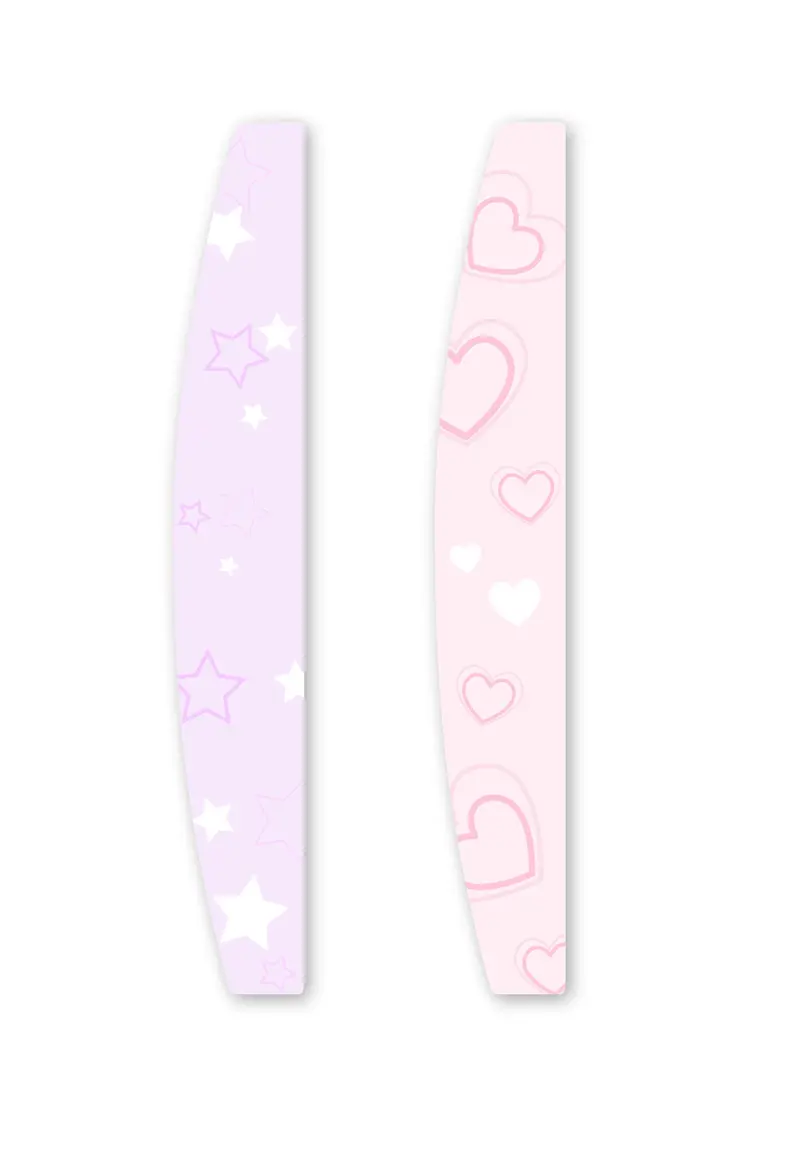 Thick Macaron-Style Nail Files Set (2-Pack) 1