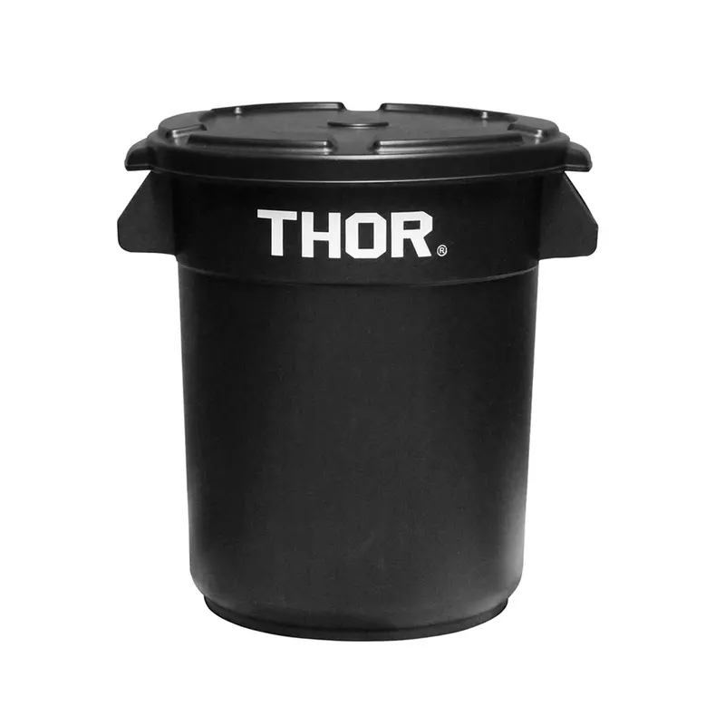 Thor 23L Round Storage Container With Lid – Medium Trash Bin 1