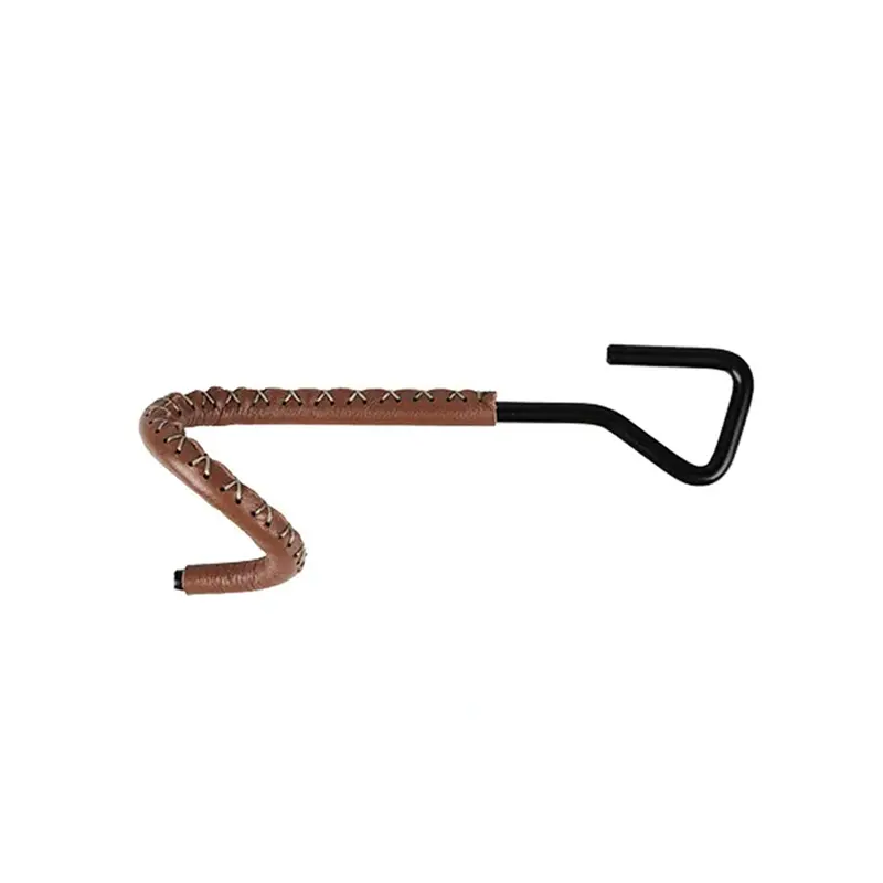 Thous Winds Brass-Finished Cowhide Wall Hook 1