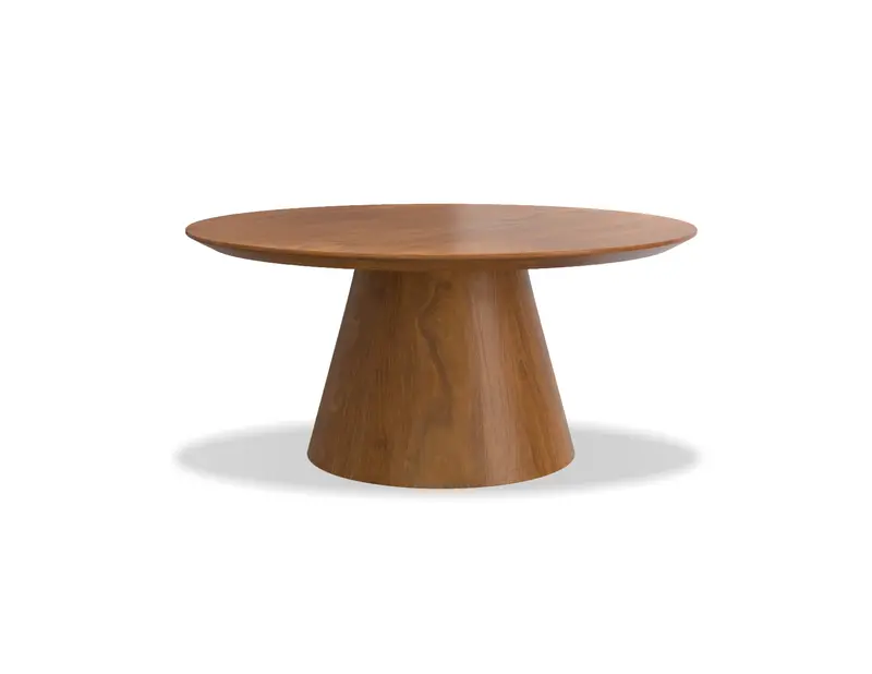 Tower Natural Walnut Coffee Table 1