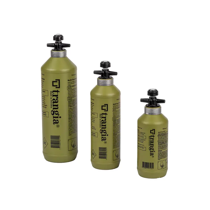 Trangia Olive-Coloured Fuel Bottle – Lightweight Plastic Container 1