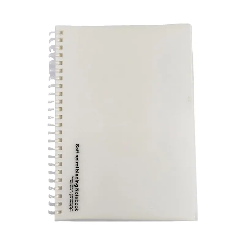 Transparent A5 Softbound Notebook – White Pp Cover, 80 Sheets 1