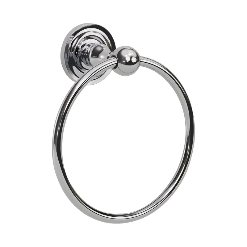 Tring R1 Mediterranean Ring Towel Bar In Polished Stainless Steel 1