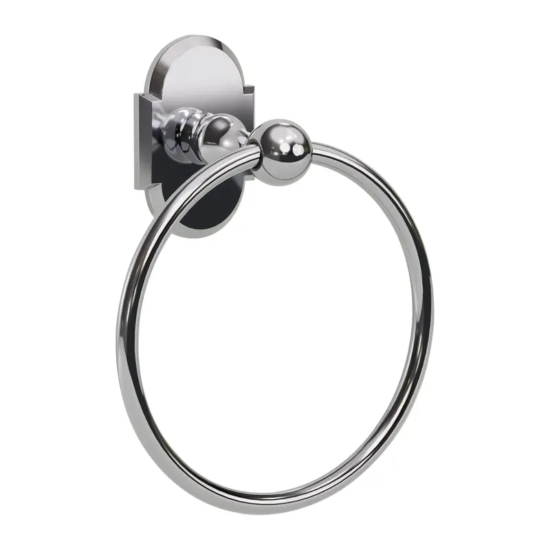 Tring R3 Traditional Ring Towel Bar In Polished Stainless Steel 1