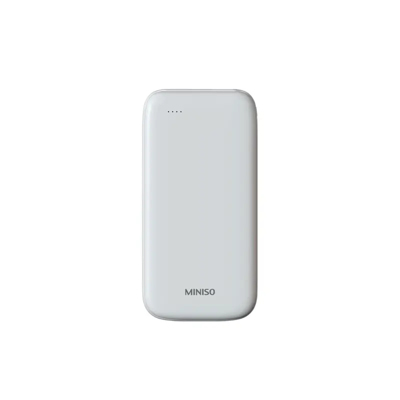 Ultra-Slim 10,000 Mah Portable Power Bank – Model F63 (White) 1
