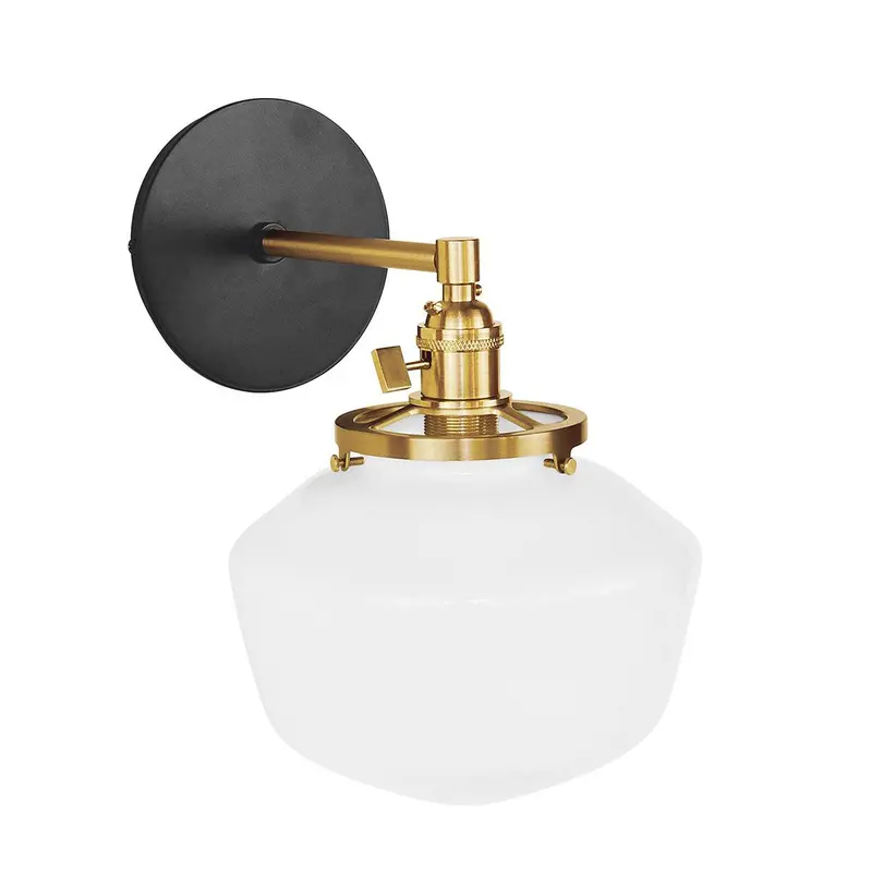 Uno Schoolhouse Straight-Arm Wall Sconce 1