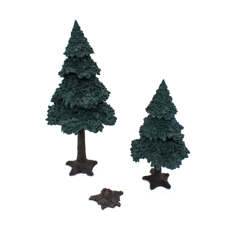 Unpainted Pine Forest Terrain Kit For Wargaming Tables 1