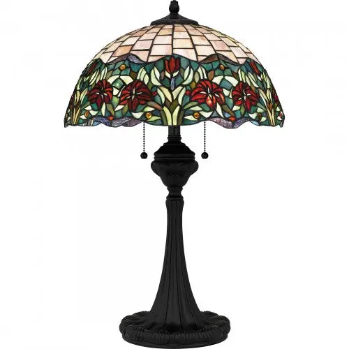 Venice Decorative Table Lamp With Fabric Shade 1