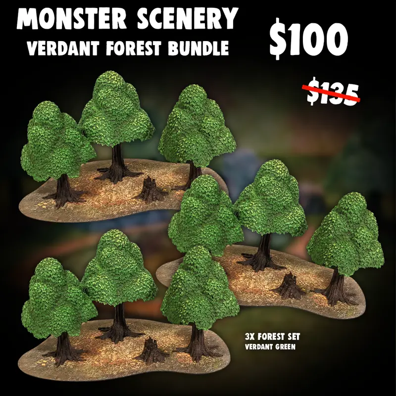 Verdant Forest Terrain Collection Bundle 1