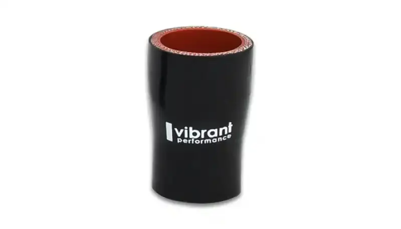 Vibrant 4-Ply Black Reducer Coupling — 1" X 1.25" X 3" Long 1