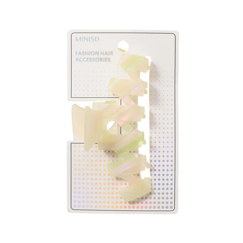 Vibrant Square-Shaped Hair Claw Clip – Bold Colored Grip Accessory 1