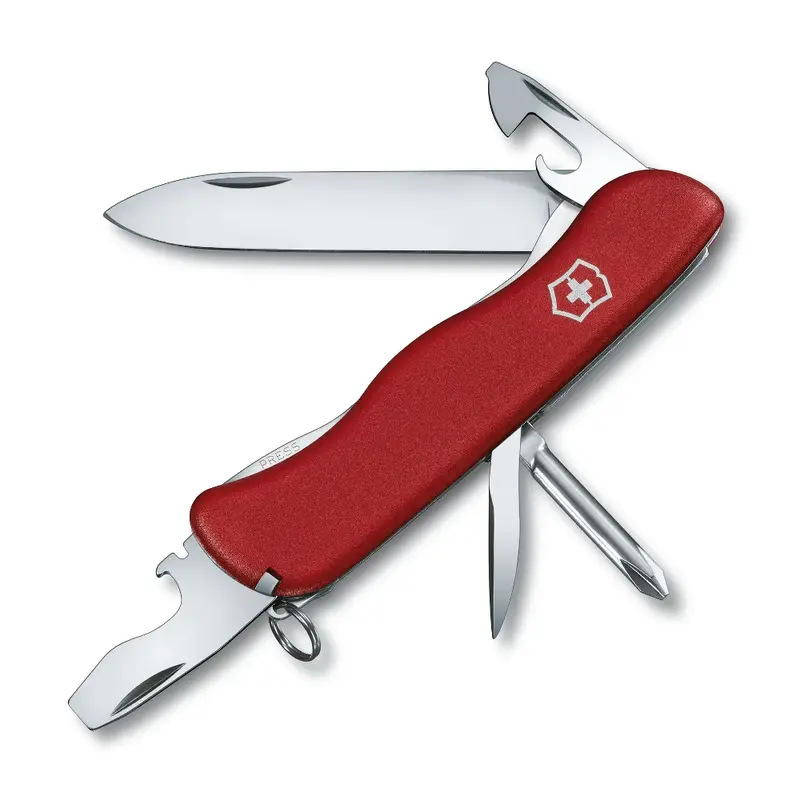 Victorinox Adventure Liner-Lock Knife – Red Handle 1