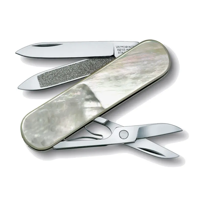 Victorinox Classic Swiss Army Knife – Real Pearl Handle 1