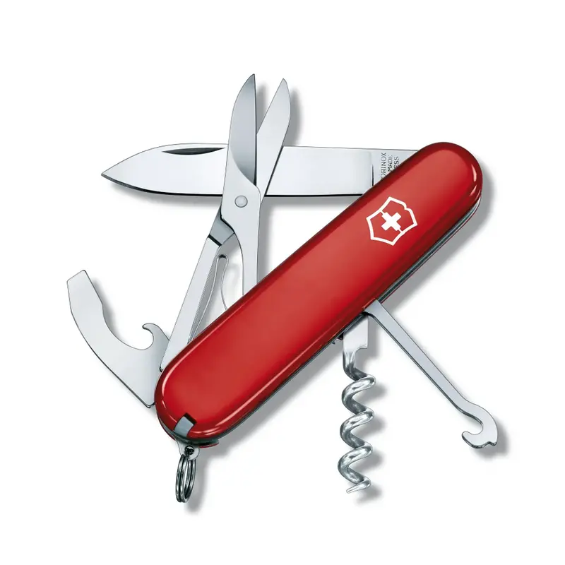 Victorinox Compact All-Purpose Pocket Knife – Red 1