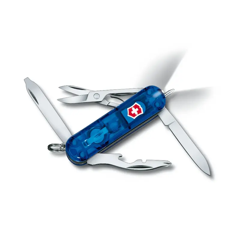 Victorinox Midnight Manager Pocket Knife – Blue Transparent 1